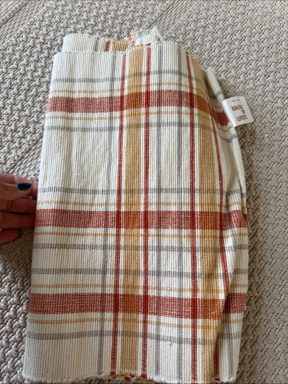 Fall plaid placemats - Picture 3 of 3